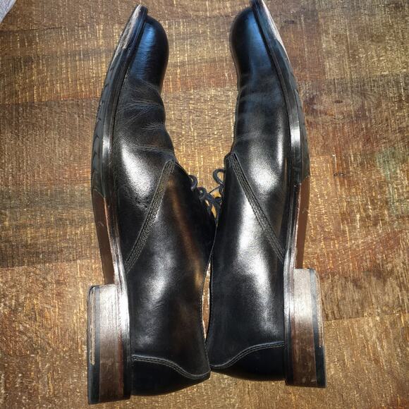 Johnston & Murphy Hartley Plain Black Dress Shoe Oxford Mens 10.5 M Leather main image 7